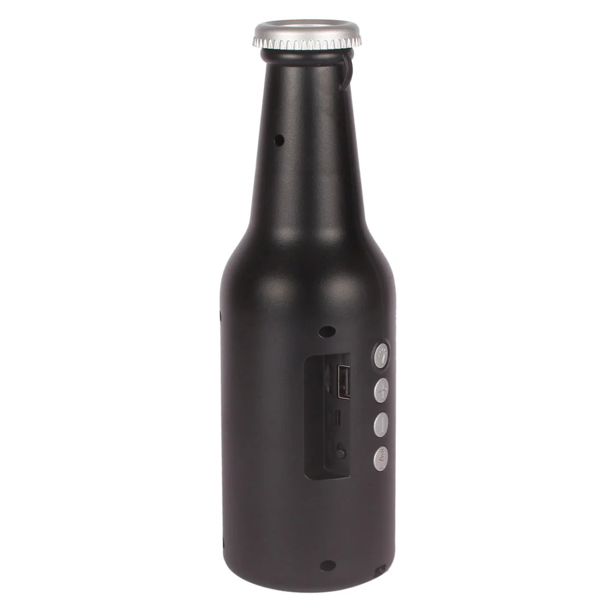 Bottle-Shaped Wireless Bluetooth Speaker with FM, USB & AUX Support